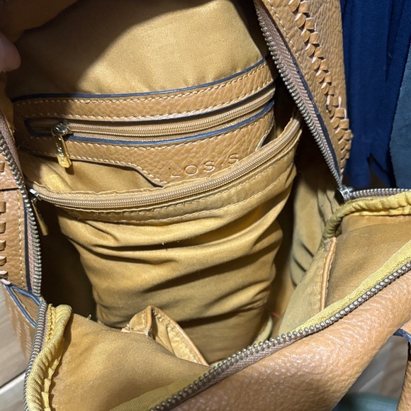 Tan Perforated Backpack - Picture 2 of 3